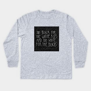 Excerpt from the song "Chum" by Earl Sweatshirt Kids Long Sleeve T-Shirt